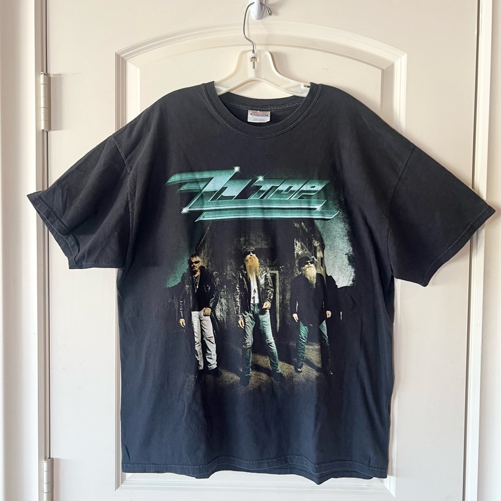 ZZ Top Houston Rodeo T-Shirt 2009 Tour Concert Band Tee Hanes Heavyweight XL